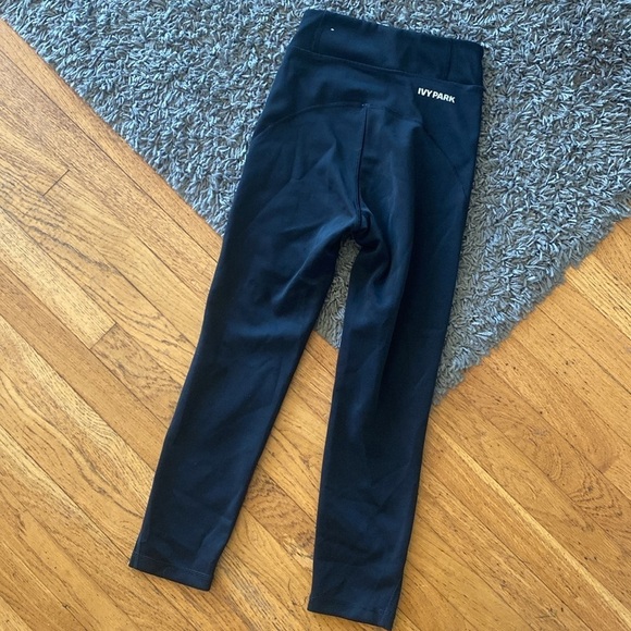 Ivy Park Black Stretch Leggings Size XXS - Picture 9 of 10